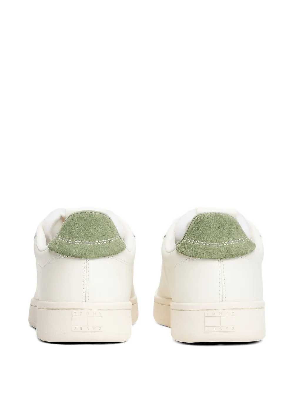 Tommy Hilfiger Archive Court logo-patch sneakers Beige