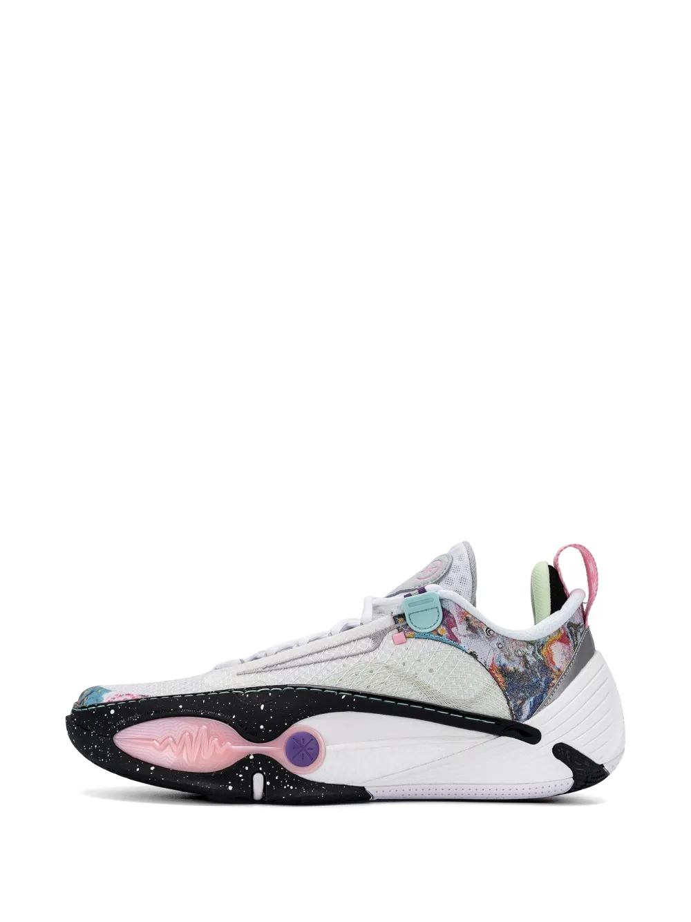 Li-Ning Wade All City 14 Surreal sneakers met veters Wit