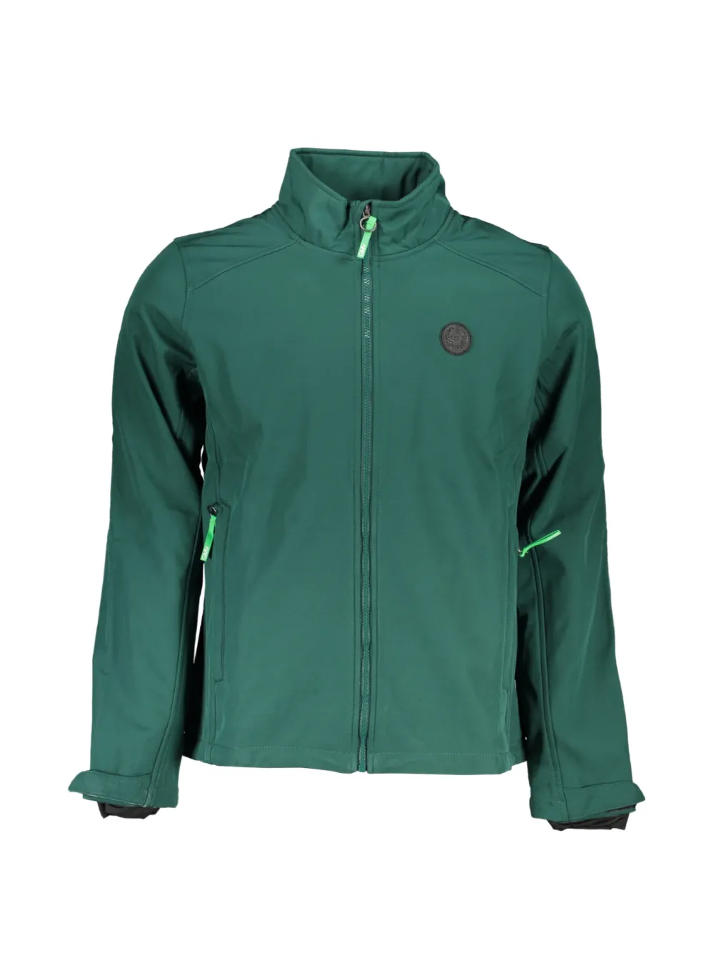 Gian Marco Venturi Vintage logo-patch zip-up sport jacket - Grün