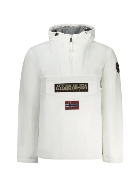 Napapijri Rainforest logo-patch hoodie