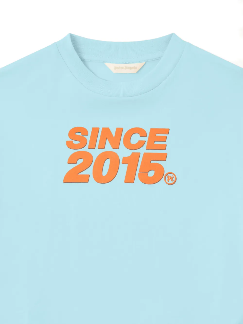 Palm Angels Kids T-shirt met grafische print Blauw