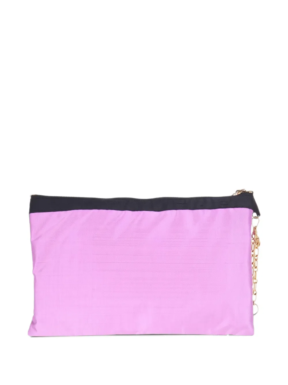 Patrizia Pepe Clutch met schakelketting Paars
