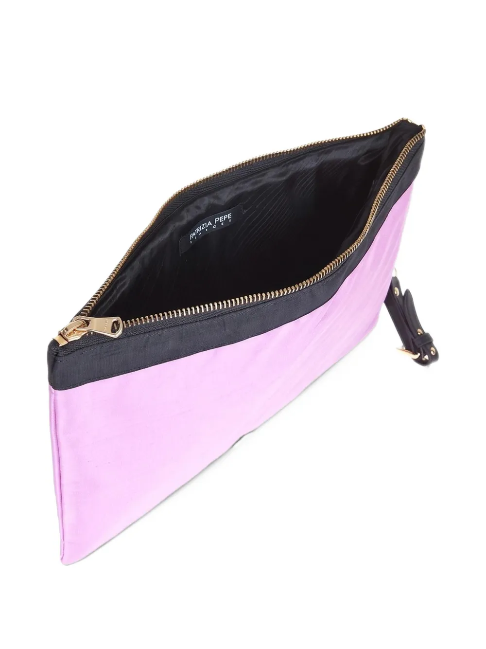 Patrizia Pepe Clutch met schakelketting Paars