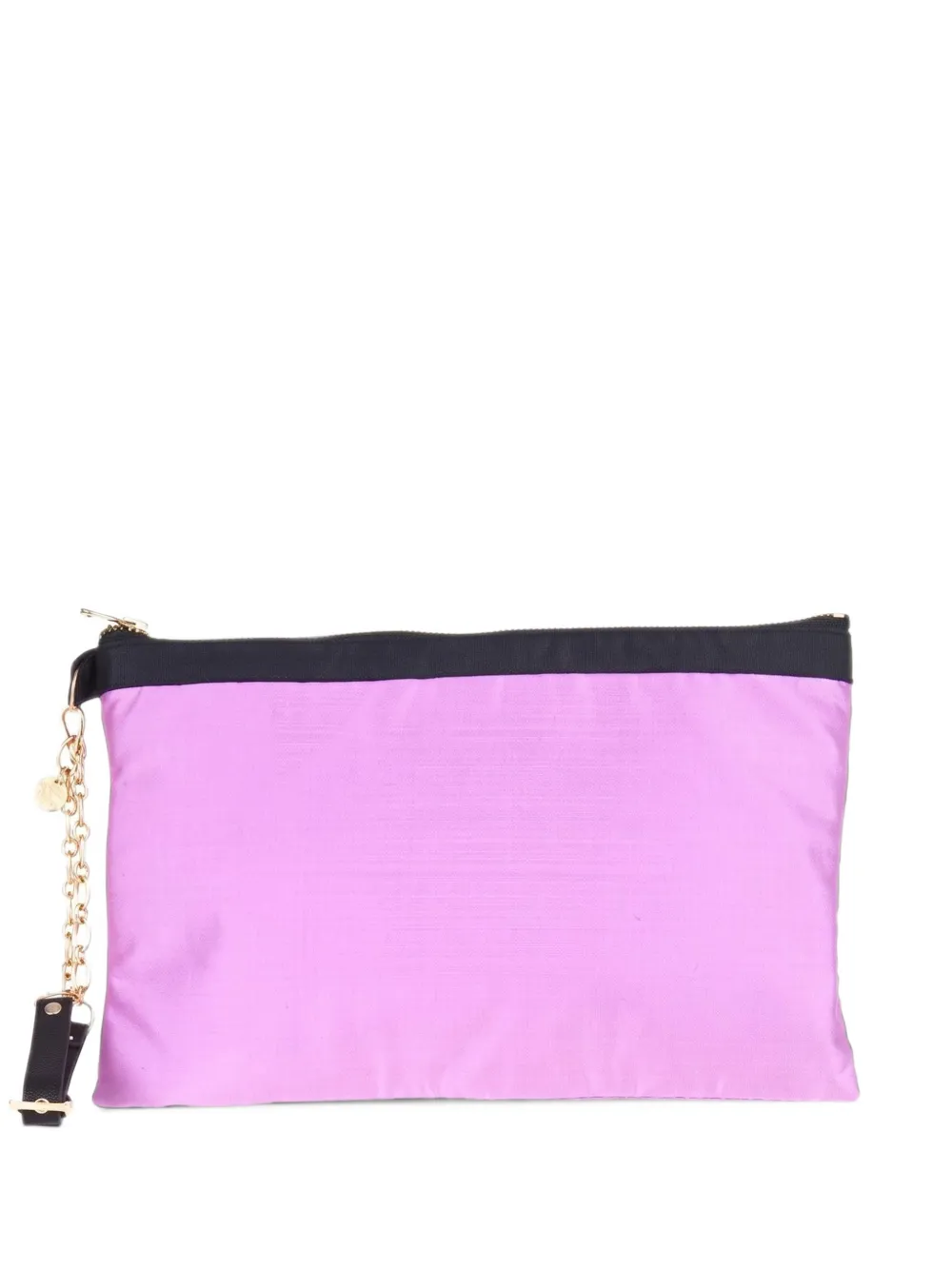 Patrizia Pepe Clutch met schakelketting Paars