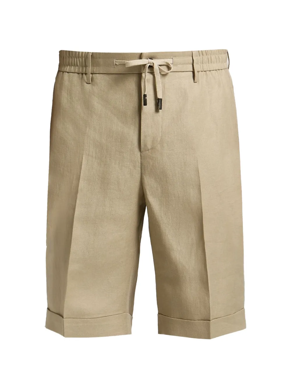 Peserico drawstring-waist turned-up shorts - Toni neutri