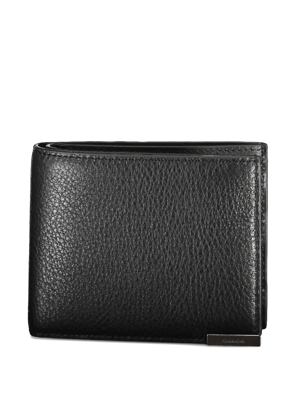 Calvin Klein pebbled-texture bifold wallet - Schwarz