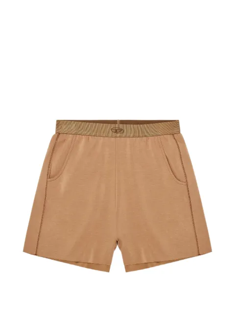 Diesel shorts con logo en relieve