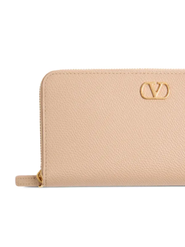 Valentino Garavani Vロゴ シグネチャー ファスナー財布
