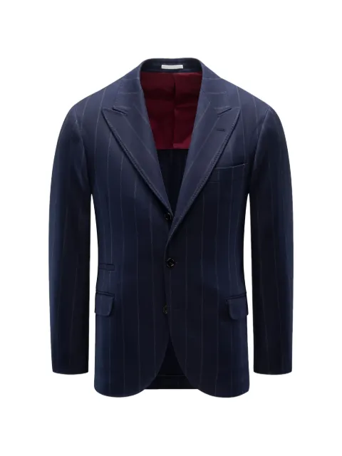 Brunello Cucinelli blazer con motivo de rayas