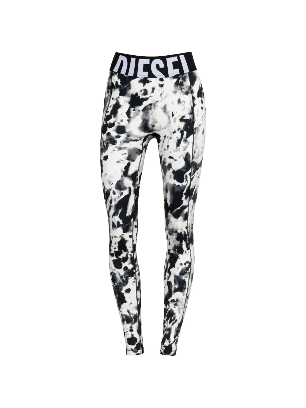 Diesel abstract-pattern leggings - Weiß