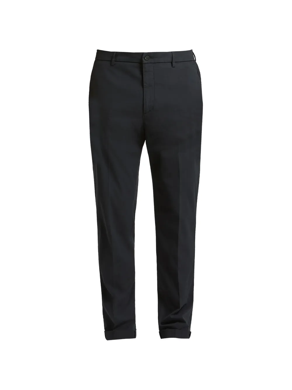 Peserico button-fastening cotton chino trousers - Blau