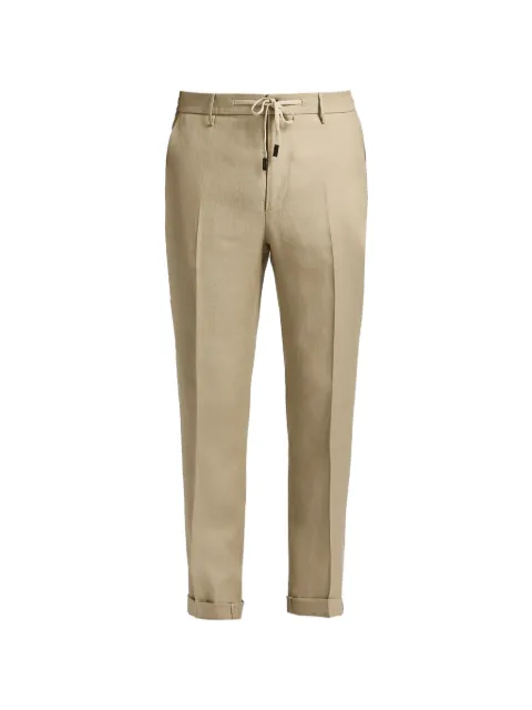 Peserico pleated drawstring trousers