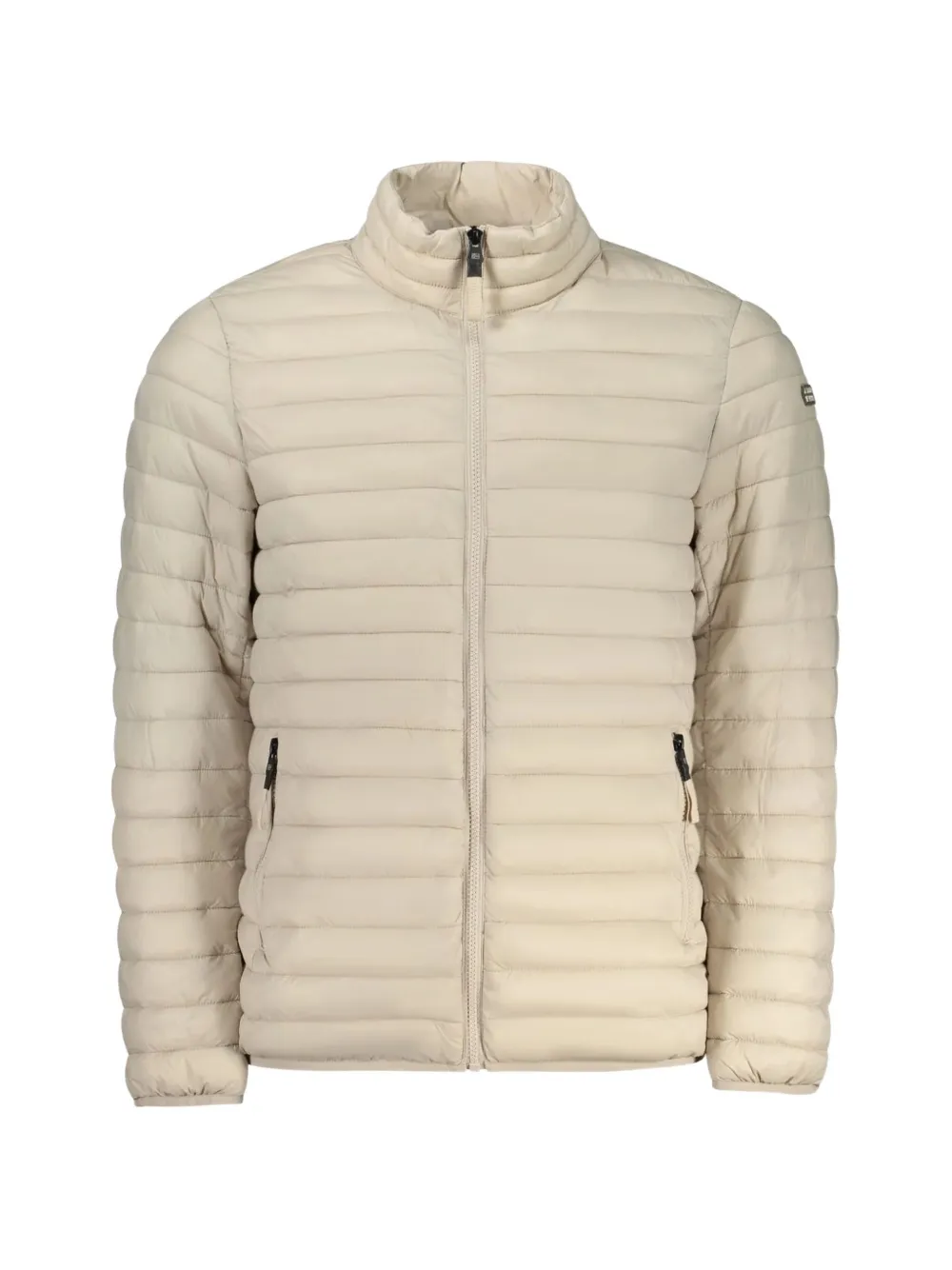 Norwegian Rain quilted high-neck zip-up jacket - Nude
