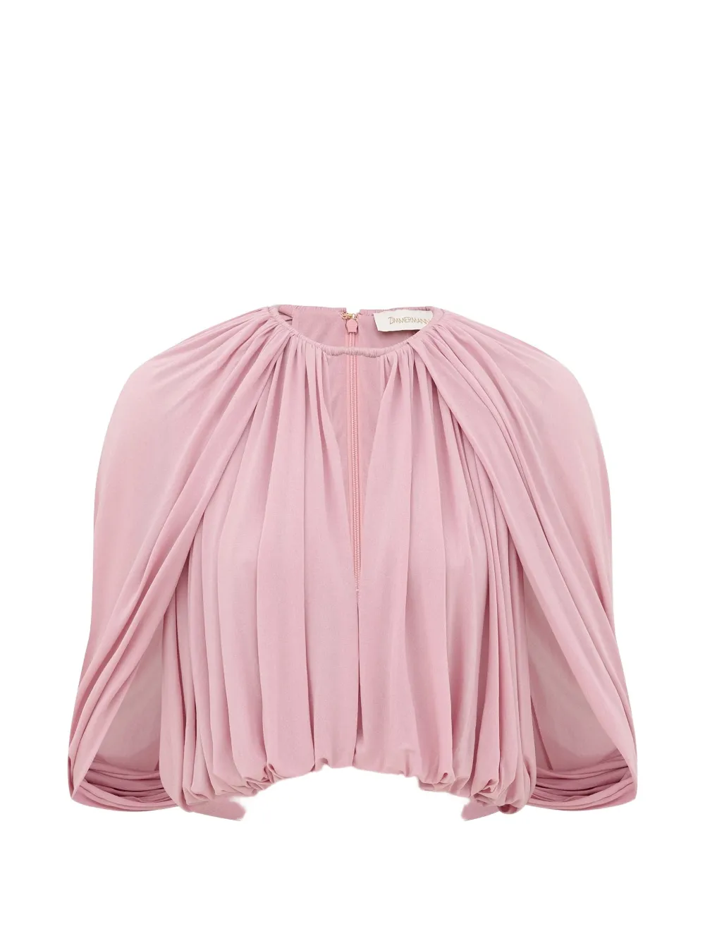 ZIMMERMANN Alchemy caped blouse - Rosa