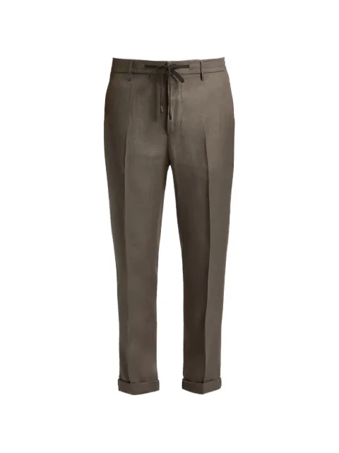 Peserico drawstring-waist tailored trousers