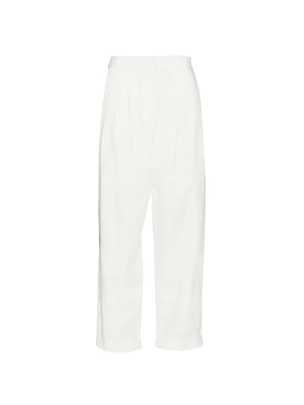 JBQ Pantaloni Kai con pieghe - Bianco