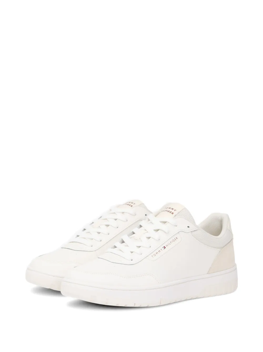 Tommy Hilfiger panelled lace-up sneakers Wit