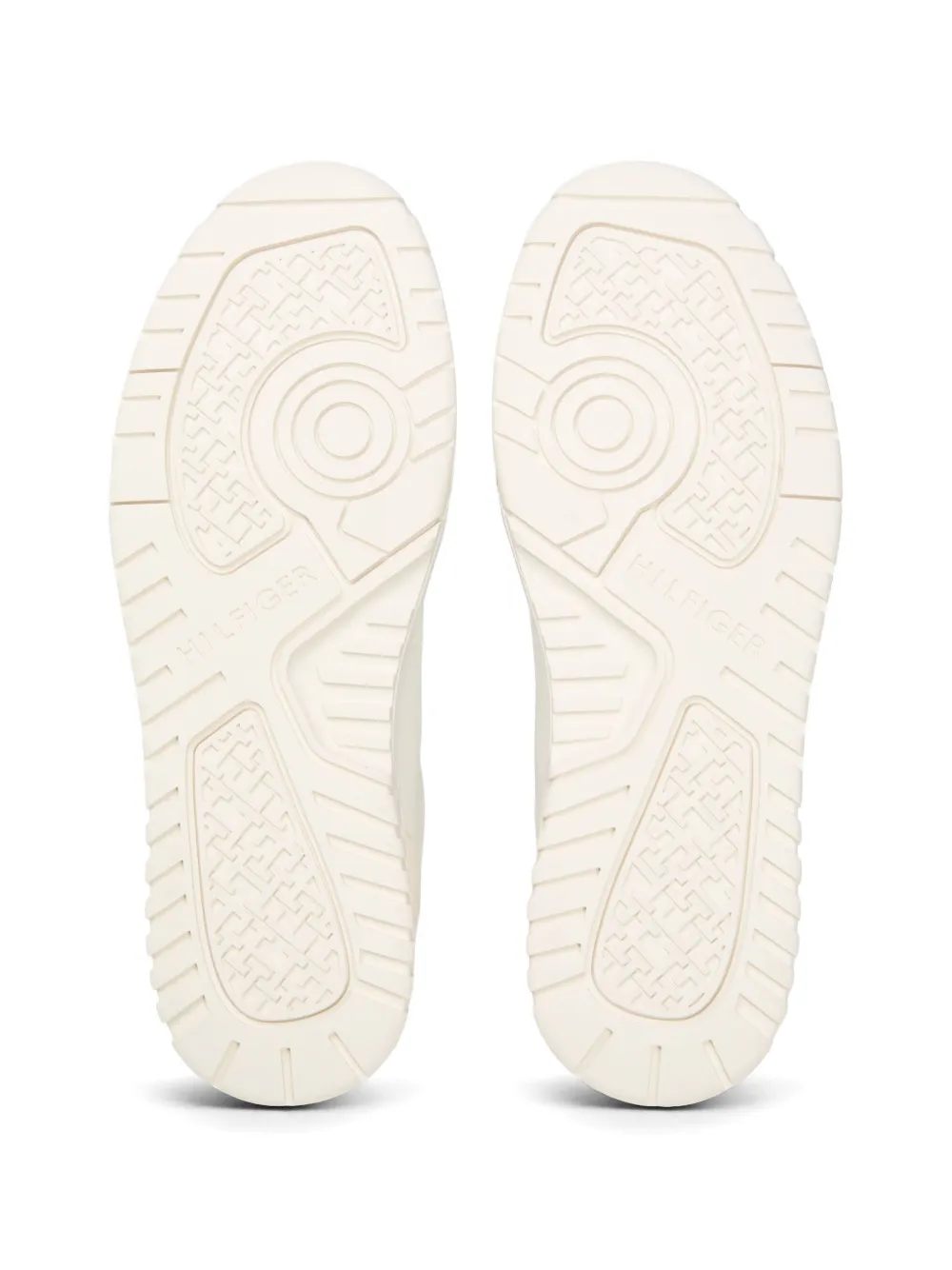 Tommy Hilfiger panelled lace-up sneakers Wit