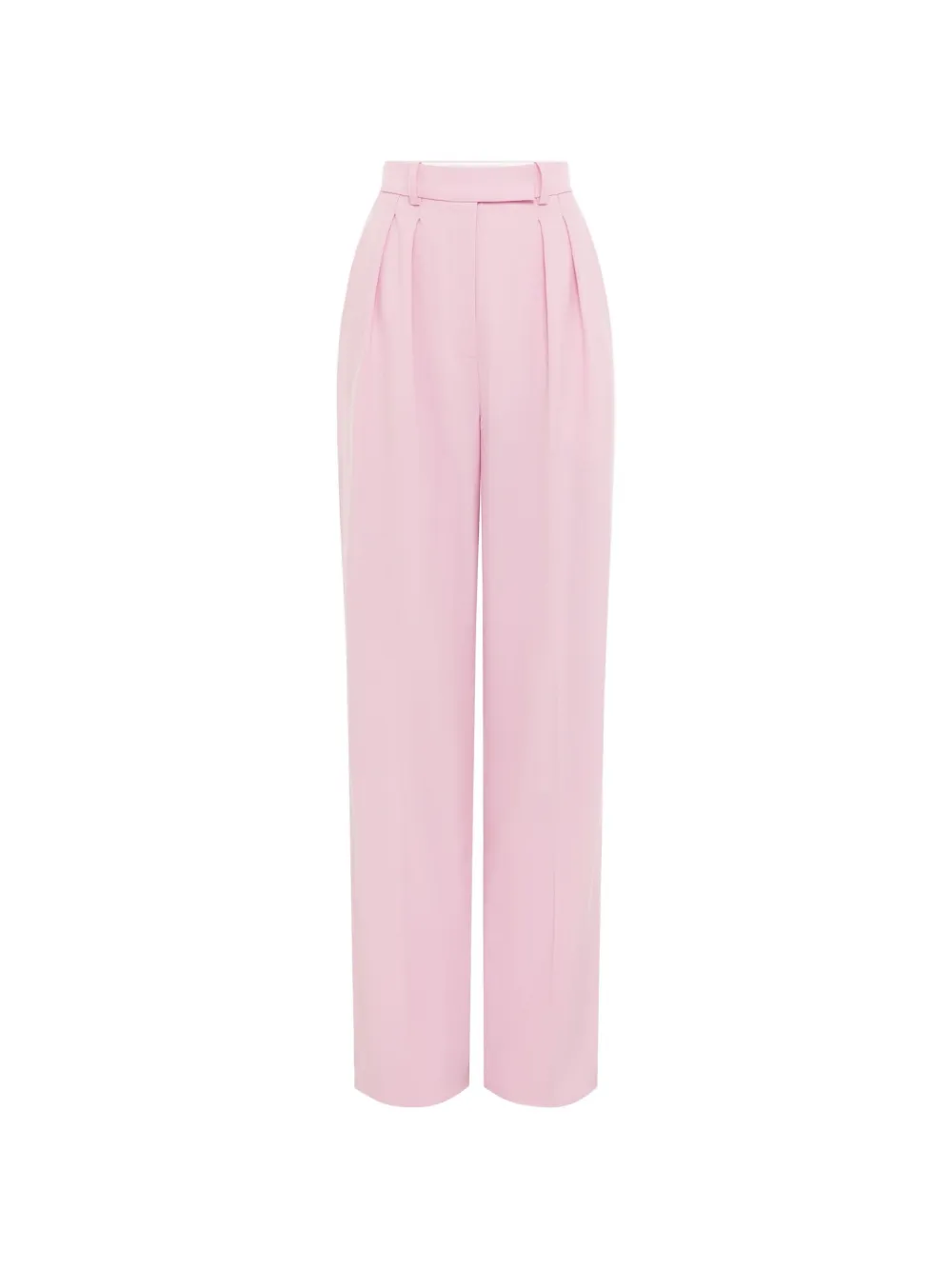 Alex Perry pleated straight-leg trousers - Rosa