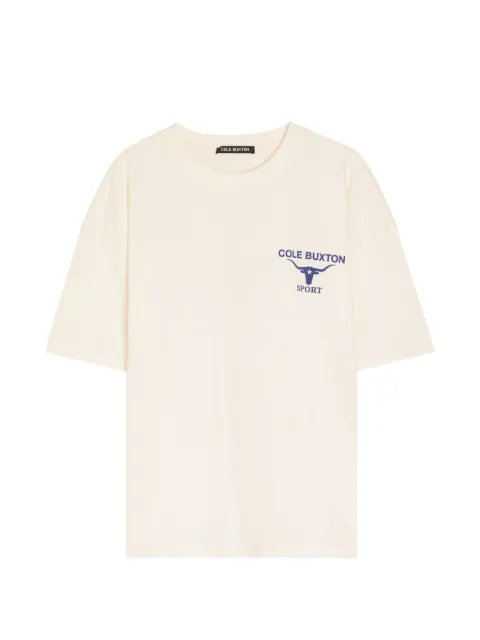 COLE BUXTON Longhorn logo-print T-shirt