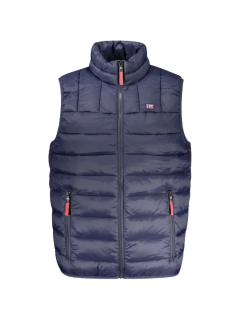 Norwegian Rain logo-patch gilet 