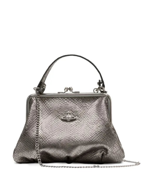 Vivienne Westwood snakeskin-effect orb shoulder bag