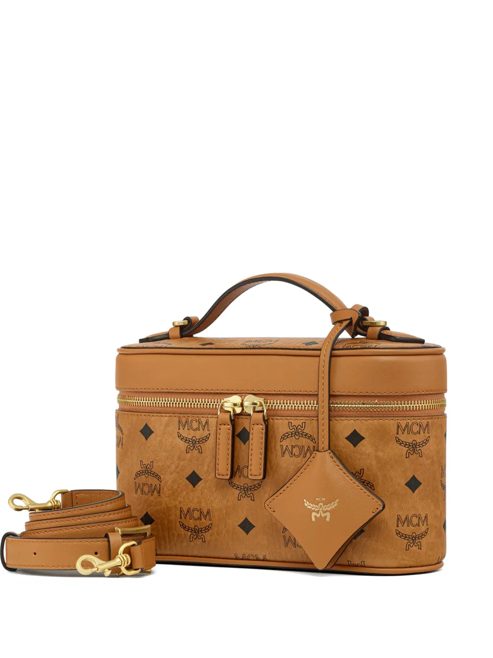 MCM Trousse Aren Visetos mini - Marrone