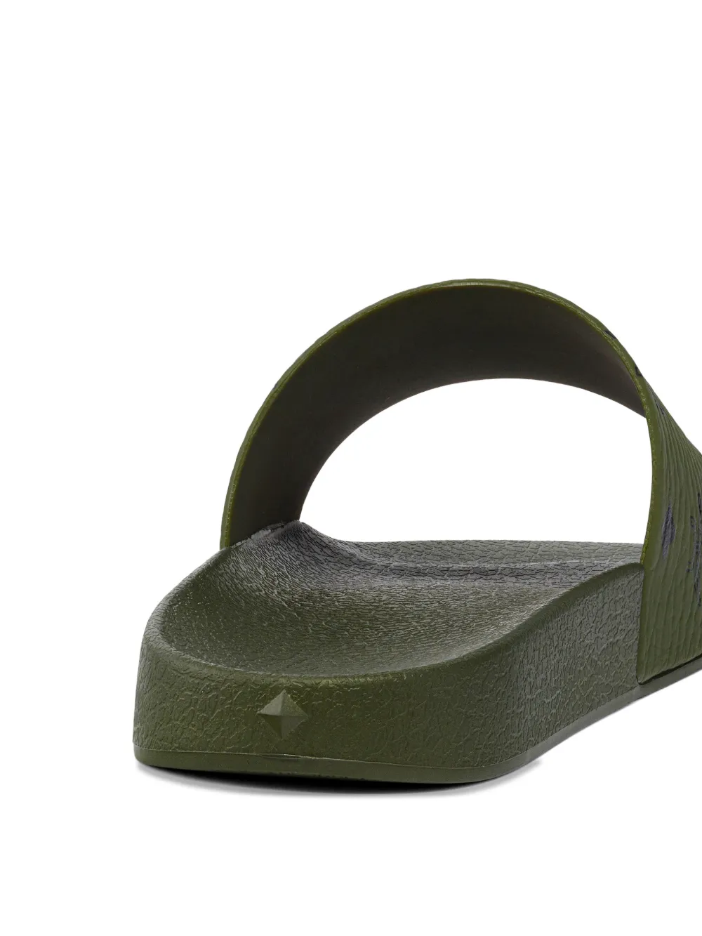 MCM Slippers met monogram Groen