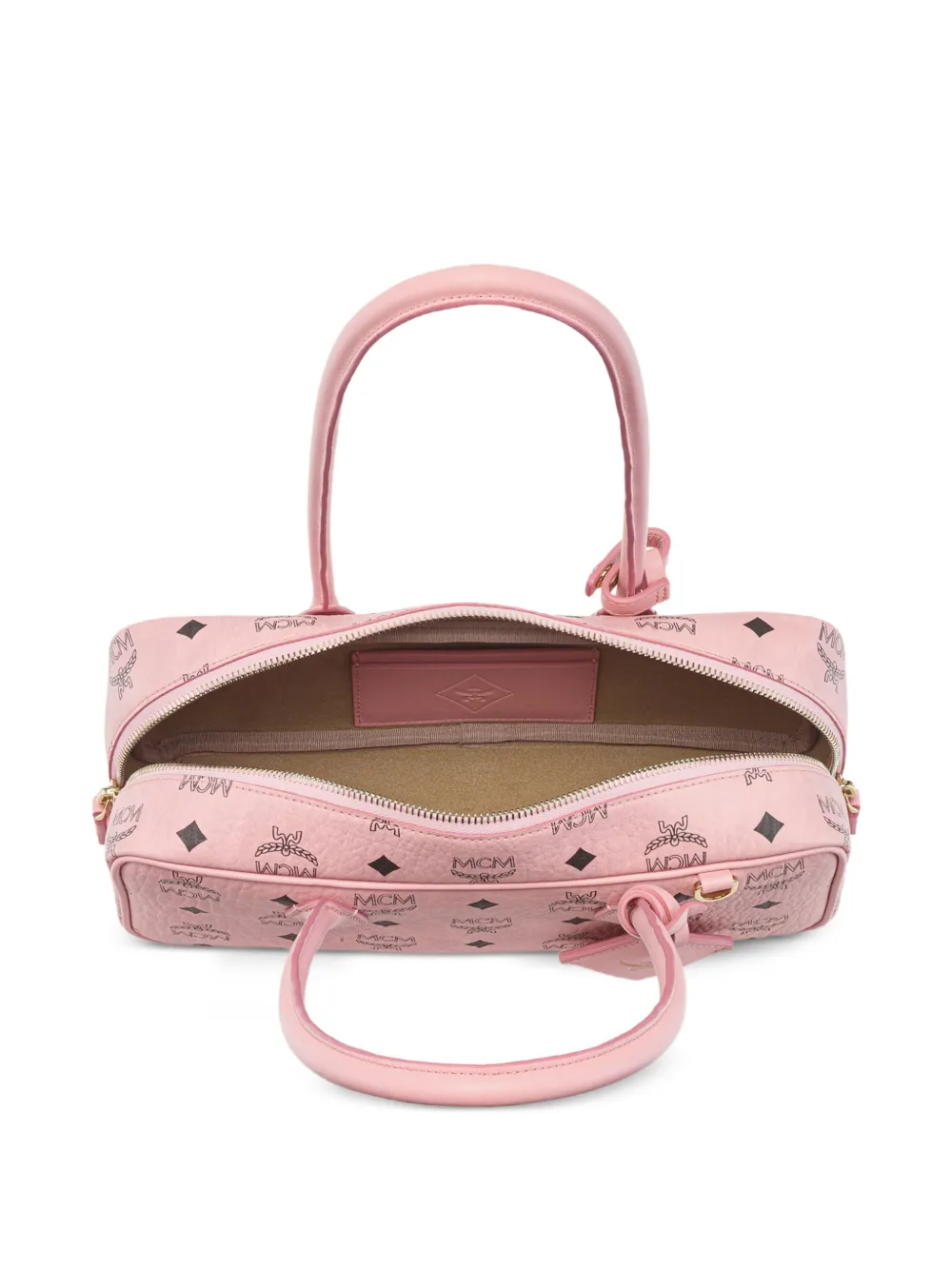 MCM Aren Visetos schoudertas Roze