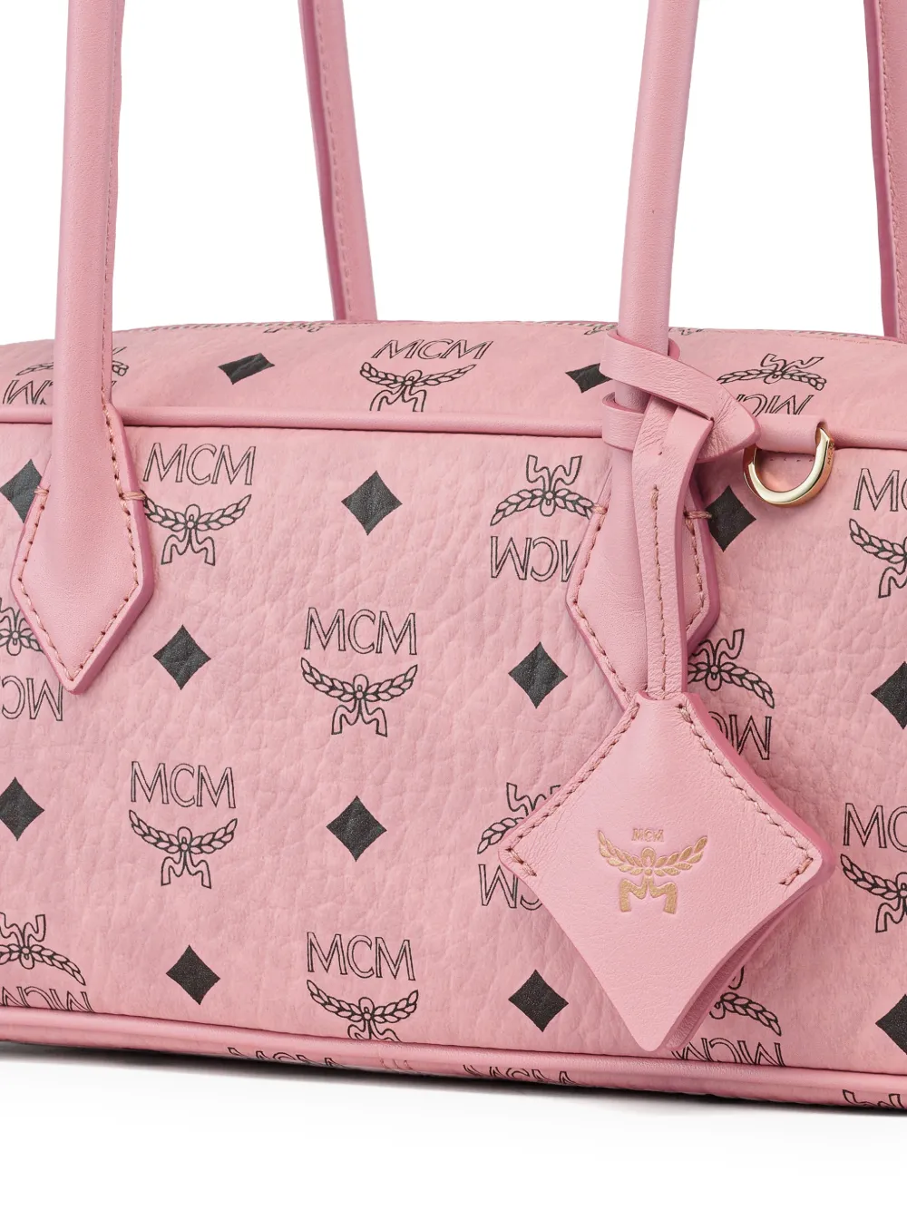 MCM Aren Visetos schoudertas Roze