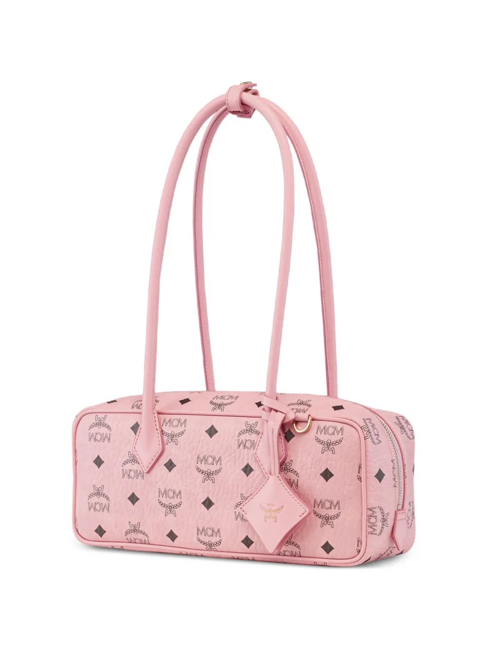 MCM Aren Visetos schoudertas Roze