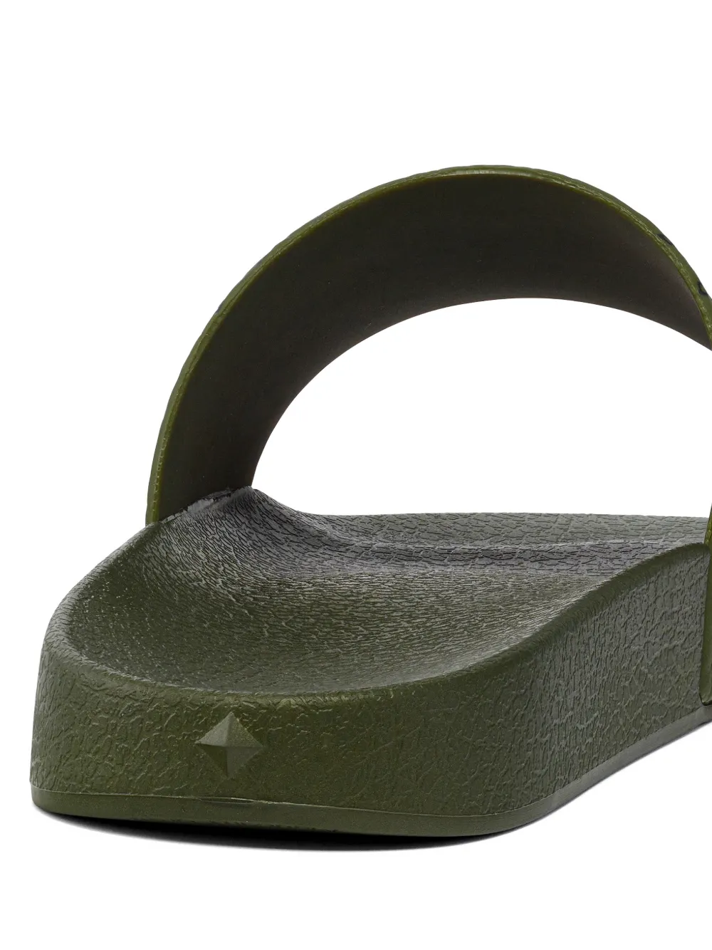 MCM Slippers met monogram Groen