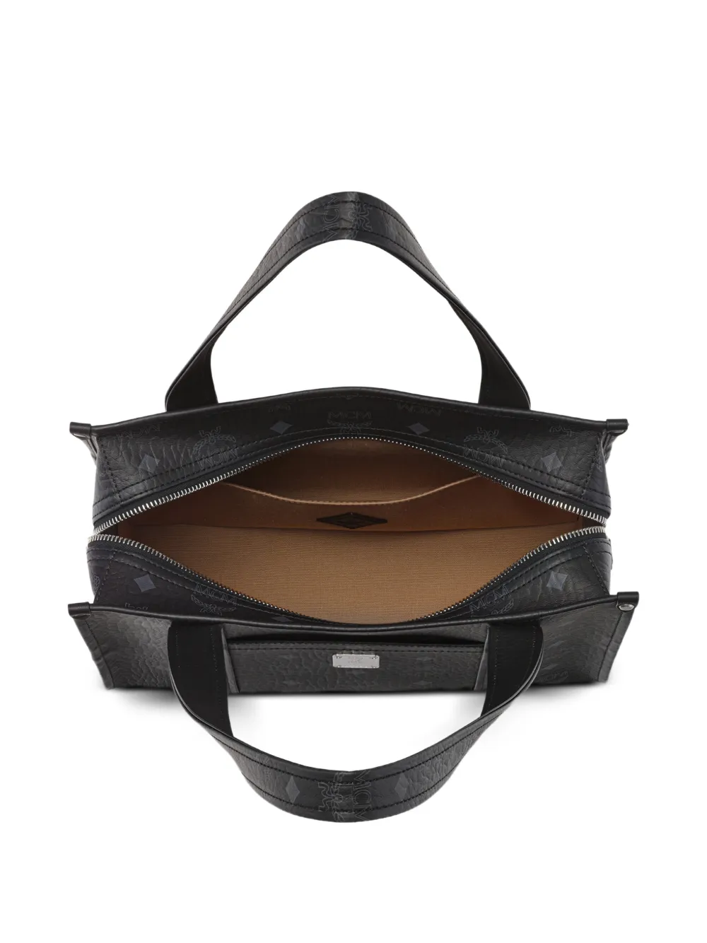 MCM Aren Visetos shopper Zwart