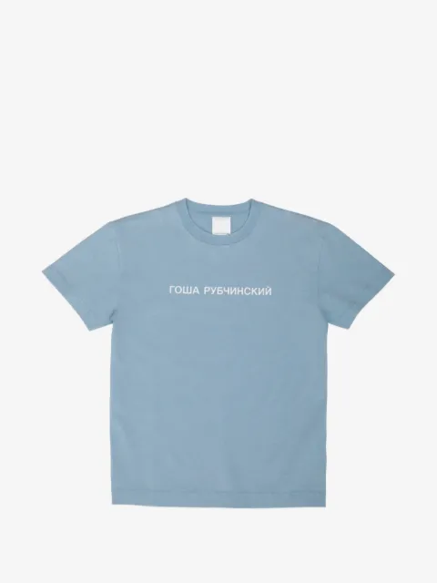GOSHA RUBCHINSKIY logo-print T-shirt