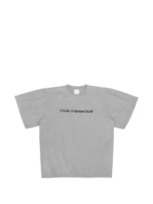 GOSHA RUBCHINSKIY オーバーサイズ Tシャツ | グレー | FARFETCH JP
