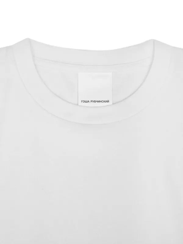 GOSHA RUBCHINSKIY ロゴ Tシャツ | ホワイト | FARFETCH JP