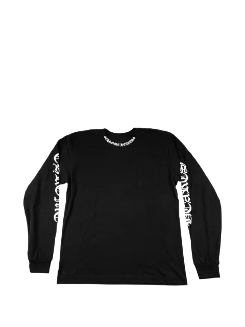 Chrome Hearts logo-details long-sleeve T-shirt