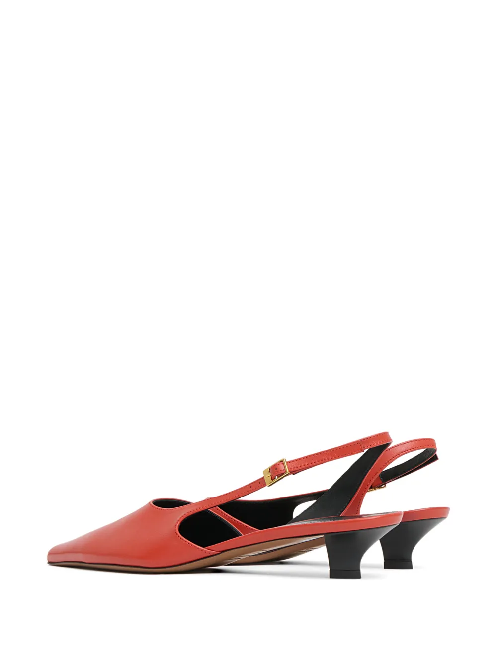 Mansur Gavriel Anna pumps met puntige neus Rood