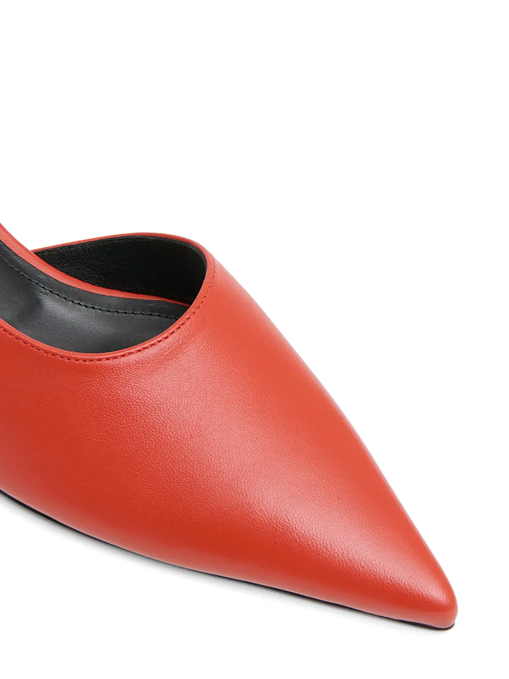 Mansur Gavriel Anna pumps met puntige neus Rood