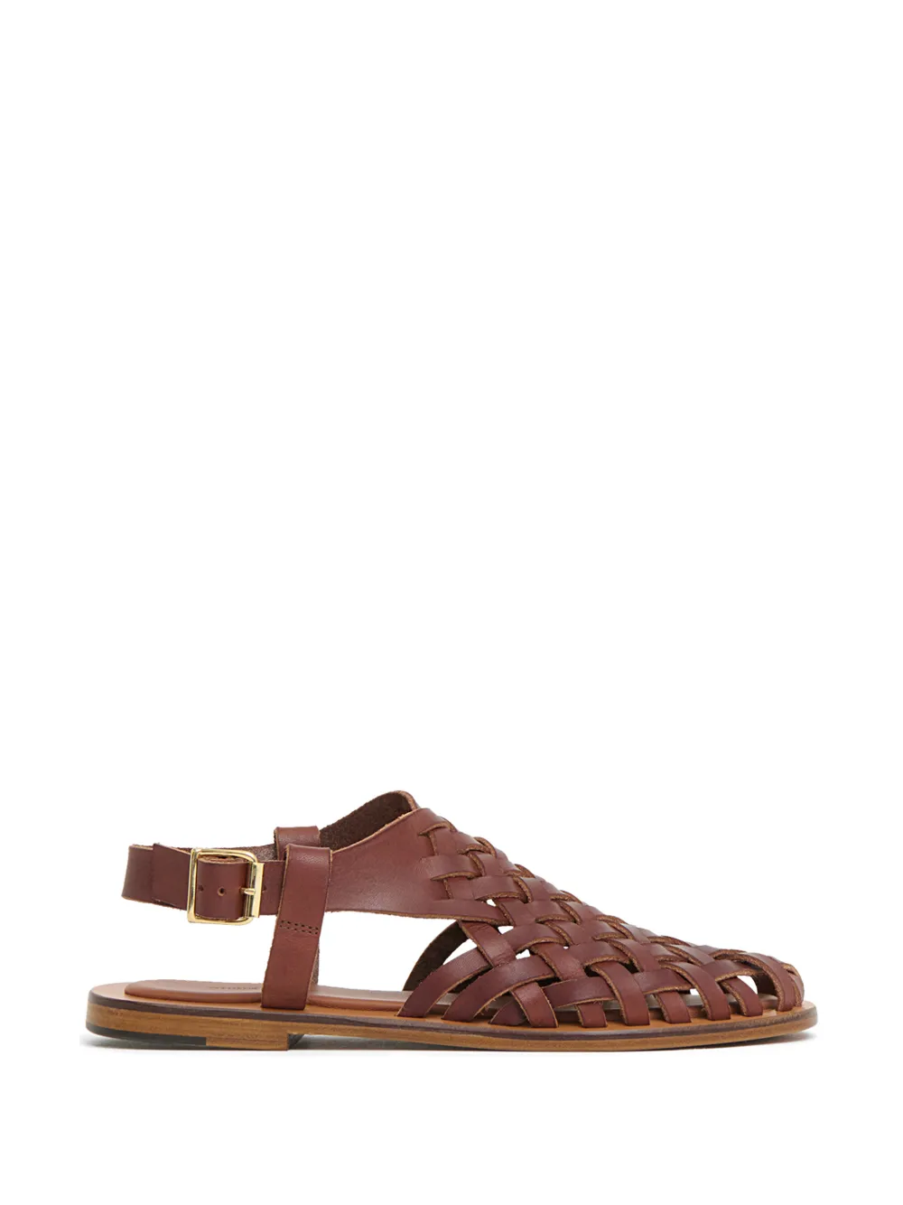 Mansur Gavriel woven leather sandals - Marrone