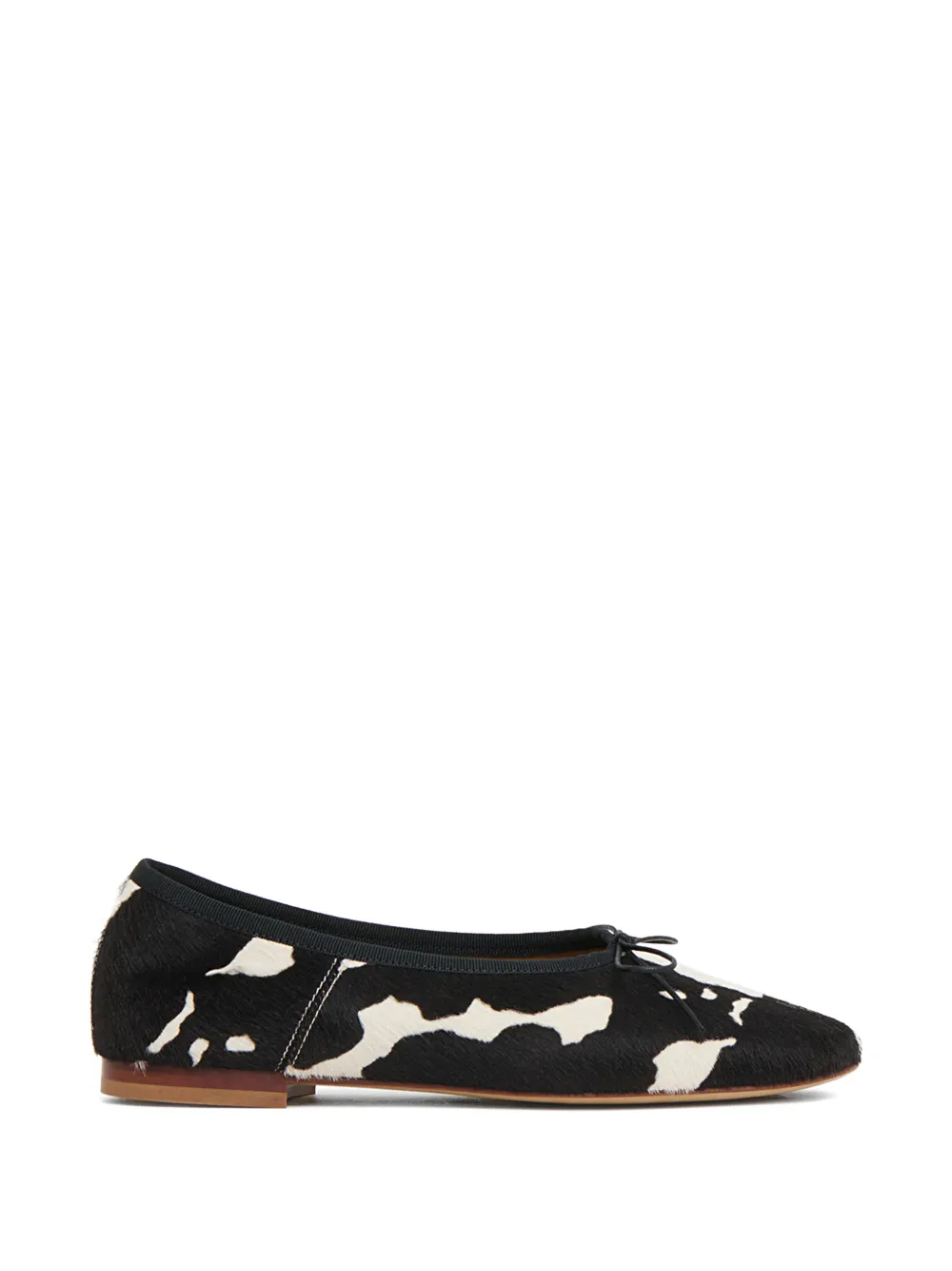 Mansur Gavriel Dream Ballerina pony-hair ballet flats - Nero