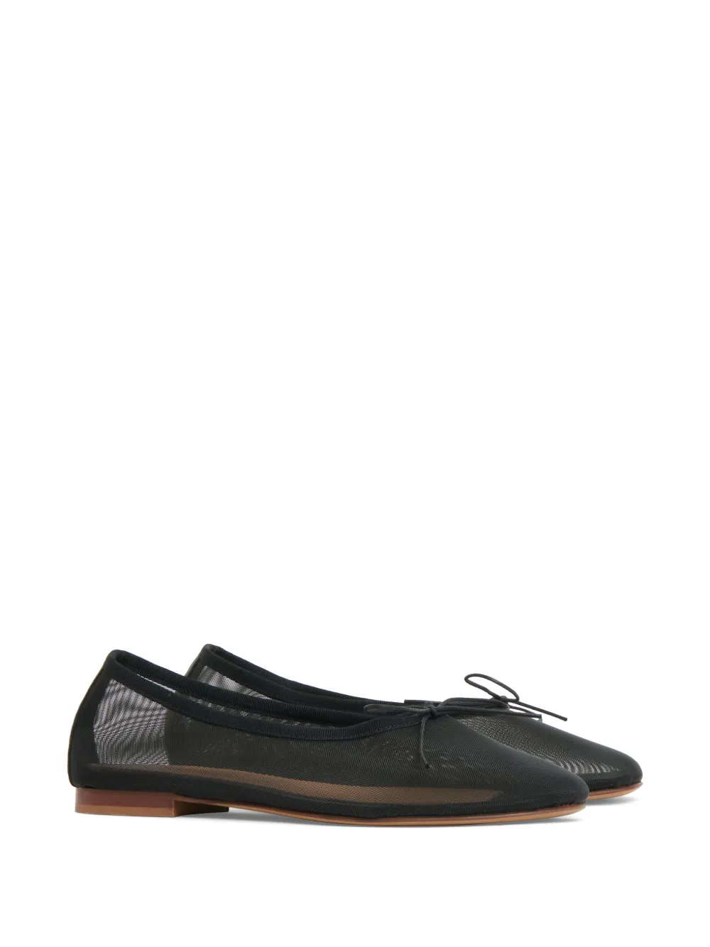 Mansur Gavriel Dream Ballerina mesh ballet flats Zwart