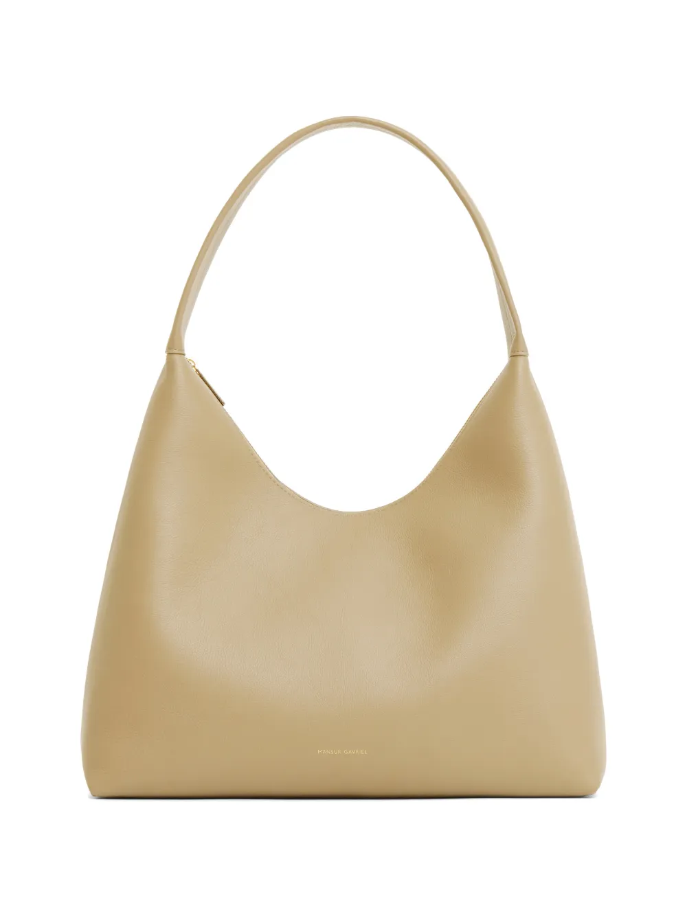 Mansur Gavriel Medium Candy leren schoudertas Beige