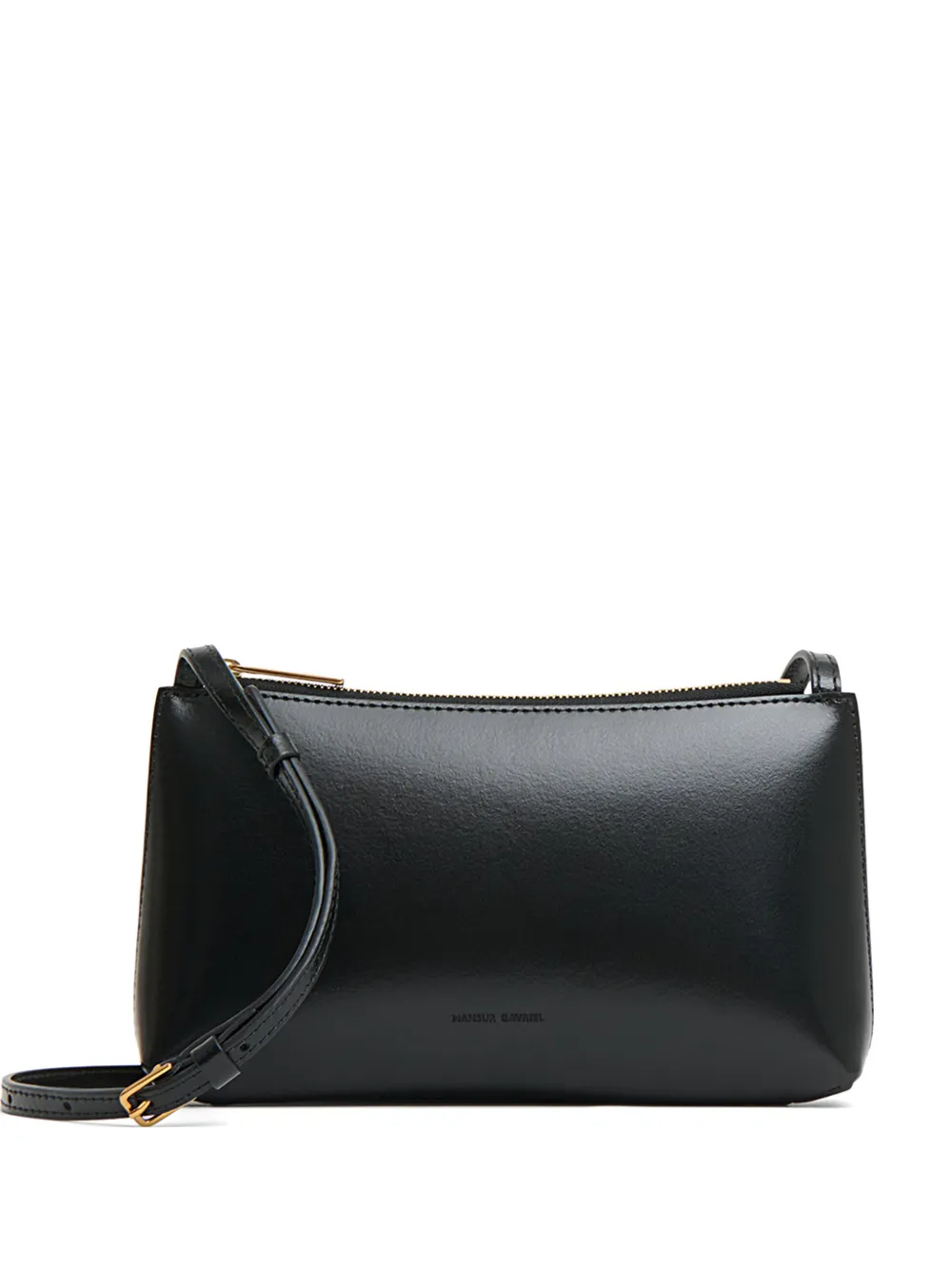 Mansur Gavriel mini Gaia crossbody bag - Nero