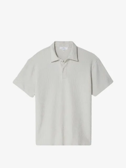 Save Khaki United waffle-knit polo shirt