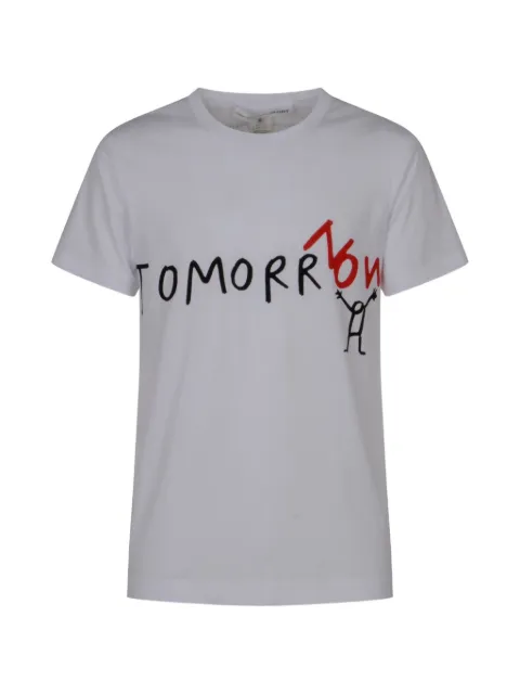 Comme Des Garçons slogan-print T-shirt