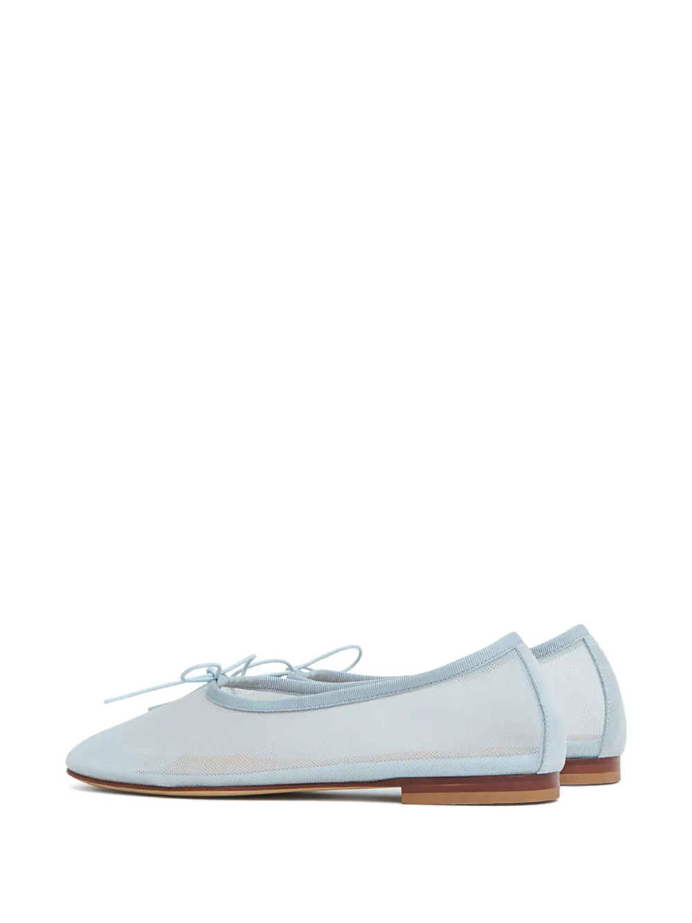 Mansur Gavriel Dream ballerina's met mesh Blauw
