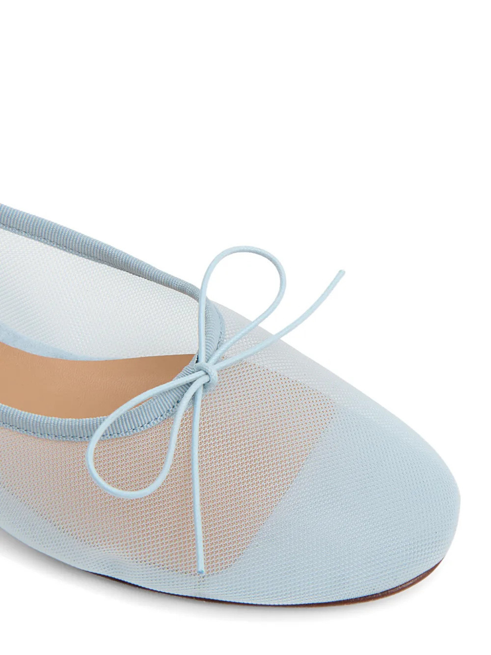 Mansur Gavriel Dream ballerina's met mesh Blauw