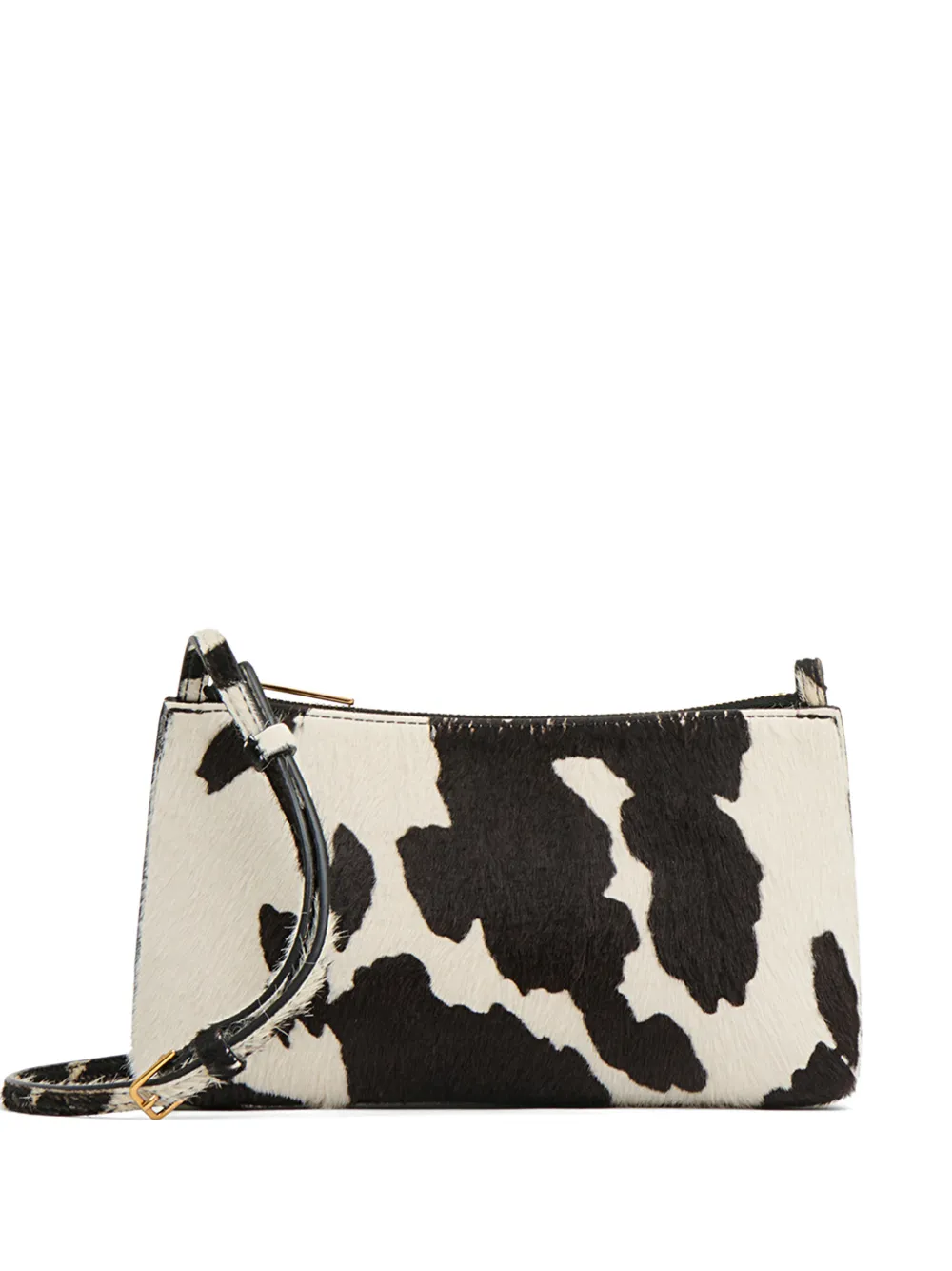 Mansur Gavriel mini Gaia animal-print shoulder bag - Bianco