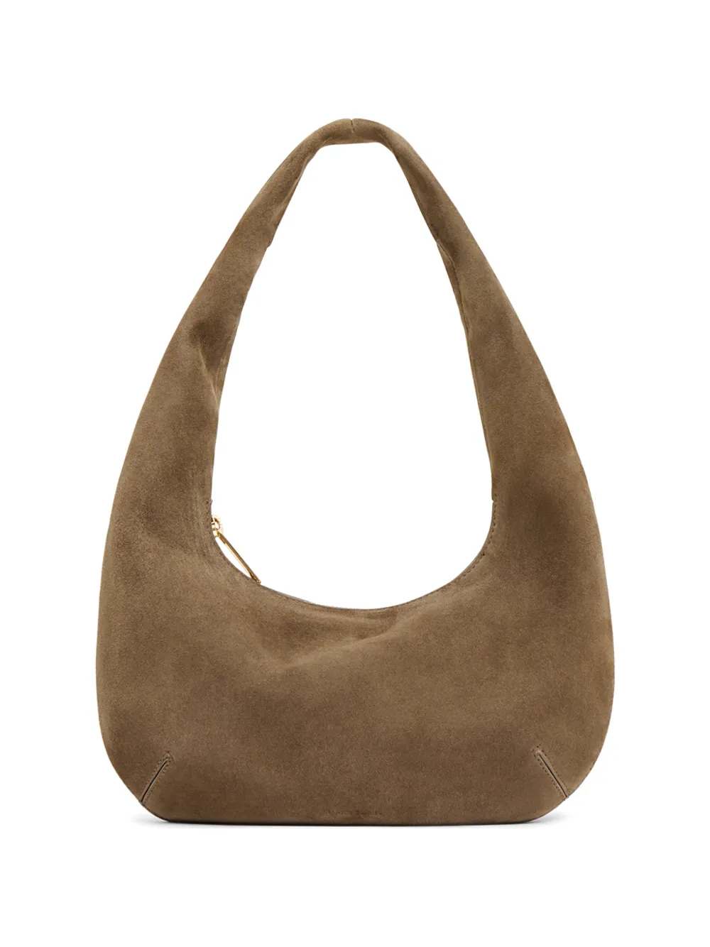 Mansur Gavriel mini Gnocchi suede shoulder bag - Marrone